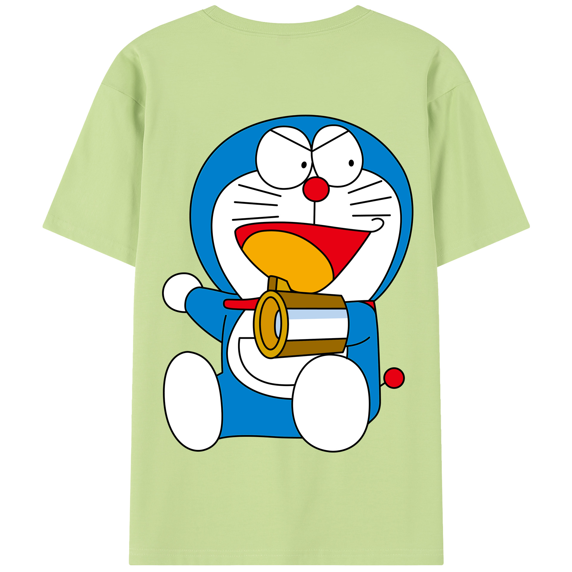 （画像用） ドラえもん Doraemon 綿100％半袖Tシャツ（背面プリント）